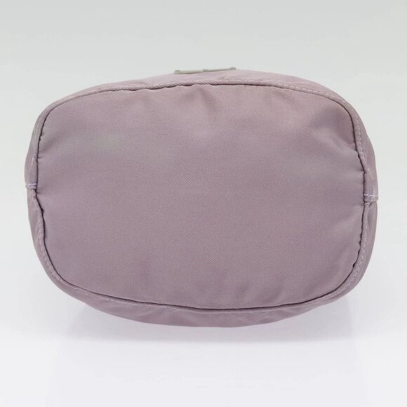 PRADA Pouch Nylon Purple Silver Auth 90239 - Picture 6 of 16